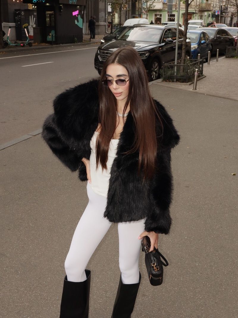 Шуба вкорочена  22sh фото
